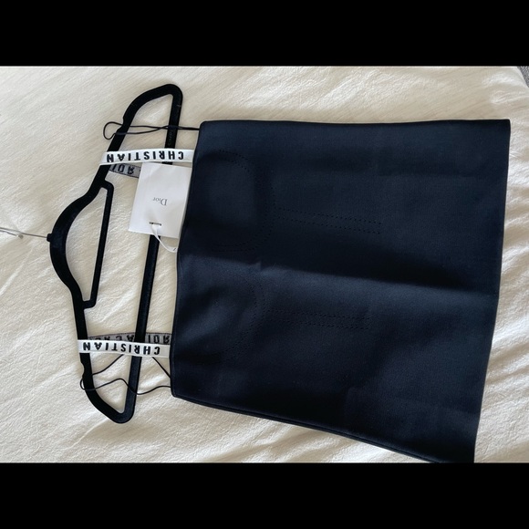 Dior tube top with logo straps